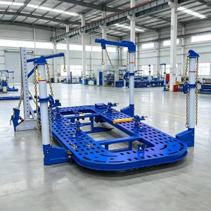 Vehicle Repair System Steel Auto Frame Machine Auto Body Repair Equipment Chassis O Type Straightening Bench