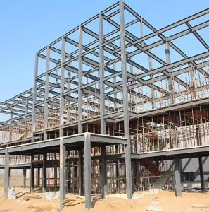 Versatile Heavy Steel Prefabricated Module House With Mezzanine Floor for Office and Living