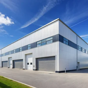 Versatile Prefabricated Metal Frame Workshop for Hardware Tool Production with High Load Capacity Mezzanine
