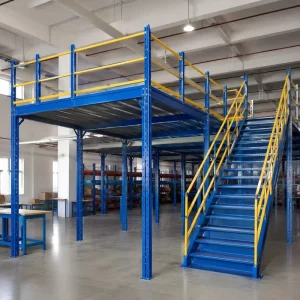 Versatile Warehouse Mezzanine Floor Prefabricated Q235B Spec for 3PL Logistics Hub and Distribution Center