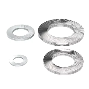 Vibration Resistant Safety Washers M12 M14 M16 M18 M20 Stainless Steel Wedge Lock Washer DIN25201 Enlarged Washers for Equipment