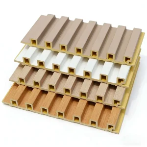 WPC Wall Panels for Indoor and Outdoor Decoration Environmentally Friendly Flame Retardant Waterproof for Hotels Villas