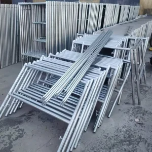 Walk Through H Frame Manufacturer Direct Sale Hot Dip Galvanized Portable Construction Steel Frame Scaffolding