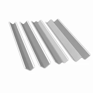 Wall Angles L shaped W shaped Ceiling Grid Components Galvanized Steel 0.3 0.4MM 2 Years Fire Resistant Durable Anti Corrosion