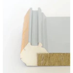 Wall and Roof Color Steel Sheet Rock Wool Sandwich Panel with Polyurethane Edge Sealing