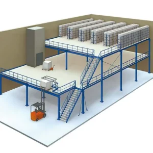 Warehouse Heavy Duty Mezzanine Floors Multi level Mezzanine Flooring Second Floor Pallet Racking