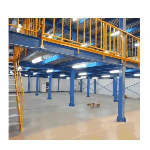 Warehouse I-Beam Steel Mezzanine Floor Heavy Duty Structural Racking System