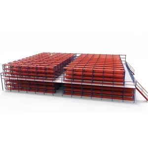 Warehouse Industrial Attic Platform Heavy Duty Steel High Capacity Storage Mezzanine