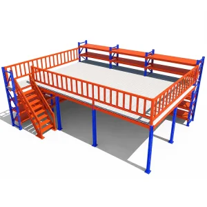 Warehouse Mezzanine Floor Racking System Heavy Duty Steel Storage Solution