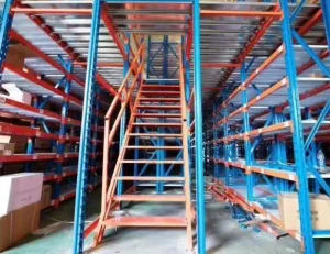 Warehouse Steel Mezzanine Floor Rack Heavy Duty Loft Storage Platform System