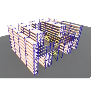 Warehouse Steel Mezzanine Floor Storage Rack Pallet Rack Systems Heavy Duty Corrosion Protection Powder Coated