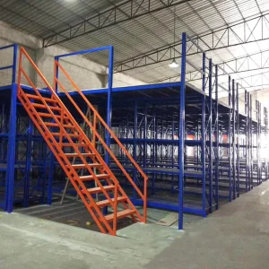 Warehouse Steel Structure Floor Heavy Duty Multi Level Powder Coated Eco Friendly High Load Capacity Racking Platform Mezzanine
