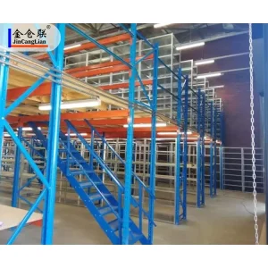 Warehouse Supplies Cold Rolled Steel Heavy Duty Corrosion Protected CE Certified High Capacity Multi Level Mezzanine Racking