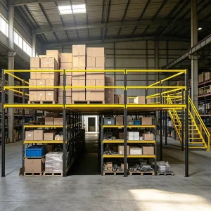 Warehouse Vertical Space Expand Steel Mezzanine Rack Multi tier Attic Storage Platform