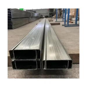 Warehouse & Workshop Structural Support C Section Steel Purlin with Pre-Drilled Holes Fast Installation