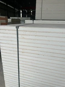 Water Fire Resistant Eco Friendly Rock Wool Insulation Compressed Board for Cold Room Hotel Roofs and Walls