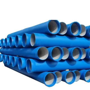 Water Underground Rainwater Pipe K9 DI Pipe 250mm 600mm 800mm 1200mm Blue Water Ductile Iron Pipe Supplier