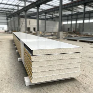 Waterproof Acoustic Interior Wall Panels Insulated PU Sandwich Wall Panel for Office Building Hospital Clean Room