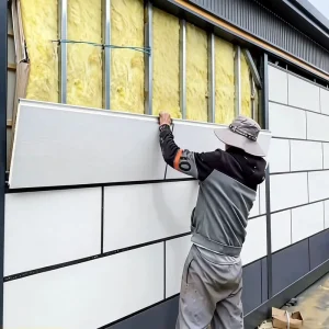 Waterproof Decor Exterior Wall Siding Panel 16mm PU Sandwich Panels for House