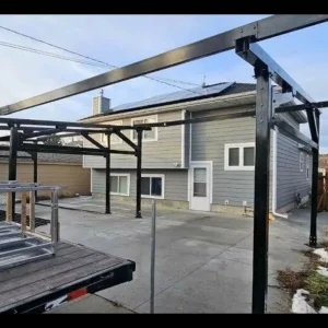 Waterproof Four Column Solar Carport Direct Factory Price for International Distributors