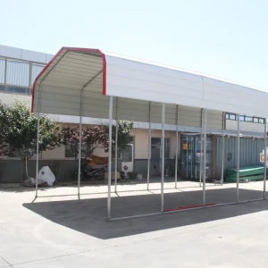 Waterproof Galvanized Steel Carport Heavy-Duty Portable Car Tent with Heat-Treated Frame