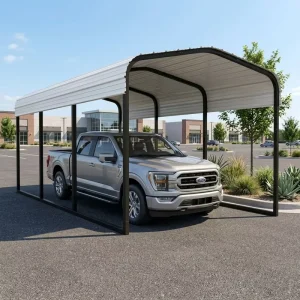 Waterproof Heavy Duty Prefab Carport Steel Car Canopy Portable Metal Outdoor Vehicle Shelter Metal Carports