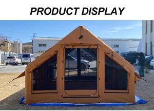 Waterproof Inflatable Outdoor Tent Large Space Camping Tent for Family Luxury Outdoor Family Inflatable Tent