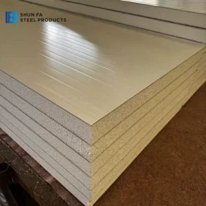 Waterproof Metal Siding Warehouse Factory Foam Building Boards Insulated Wall EPS Sandwich Panels