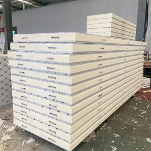Waterproof Polyurethane PU Sandwich Board Insulation Panel for Cold Room Wall and Cold Storage Building