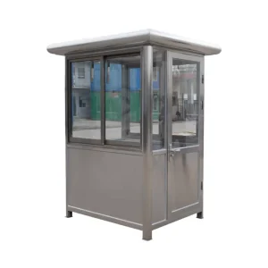 Waterproof Prefabricated Steel Structure Carport Stainless Steel Guard Shack Sandwich Panel