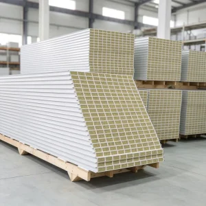 Waterproof Sandwich Panel Multi Specification Hollow Glass Magnesium Rock Wool Board