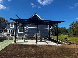 Waterproof Steel Four Column Solar Carport Factory Direct