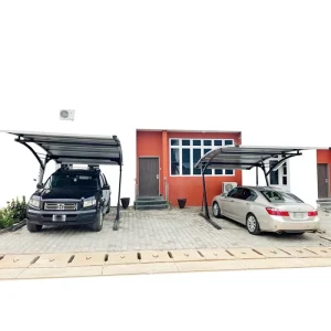 Waterproof Typhoon-Resistant Metal Frame Car Parking Shed with Arch Roof