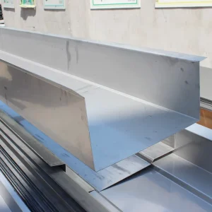 Waterproof and Moisture Proof 304 Stainless Steel U Shaped Rain Gutter Drainage Ditch for Workshop Warehouse Textured Surface