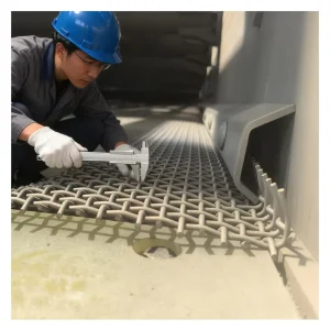 Wear-resistant Mining 65 Manganese Spring Steel Wire Mesh Gold Ore Screening Mesh Industrial Filter Mesh Coiled Metal Mesh