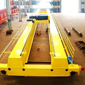 Weather Resistant 30t Double Girder Overhead Crane for Outdoor Storage Yard Steel Bridge Crane High Safety
