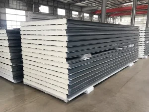 Weather Resistant Metal Roofing Panel PU Sandwich Core Thermal Insulation Roof Panel for Commercial Use