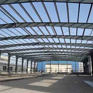 Weatherproof Steel Structure Canopy Carport Parking Shed Custom Size Galvanized Steel Frame for Outdoor Stadium Entrance