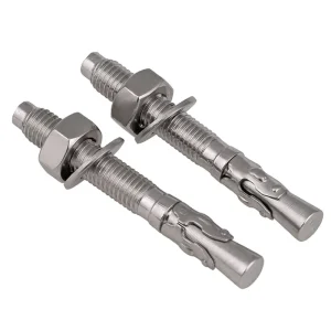 Wedge Anchor Bolt M6 M30 Carbon Steel Stainless A2 A4 Zinc HDG Concrete Anchor for Heavy Duty Fixing