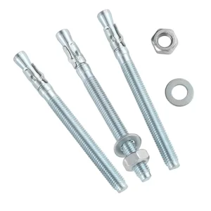 Wedge Anchor Galvanized Steel Drop In Anchor M6 M24 Concrete Expansion Bolt With Inch Metric Thread