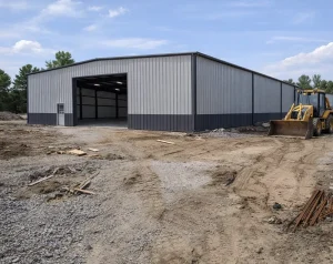 Welded H-Section Q235B/Q355B Hot-Dip Galvanized Steel Frame Multi-Storey Workshop Building Kit with Loading Dock