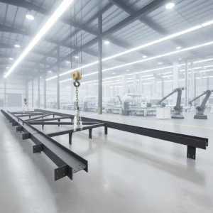 Welded H section Steel Steel Crane Runway Girder Welded Steel Crane Girder