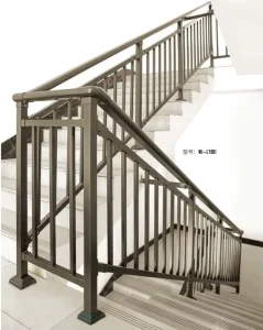 Welded Stainless Steel Stair Railing, Modern Style, Customizable for Decks, Apartments, and Schools