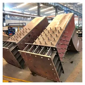 Welded Structural Steel Beams Cross Section Round Steel Column and Square Steel Columns for Construction