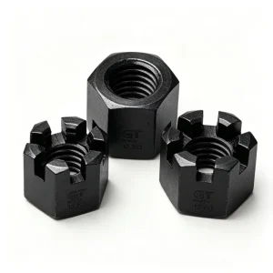 Well Designed Stainless Steel 316 Hexagon Castle Nut DIN935 Zinc Plated M17 M27 M38 M57 M59