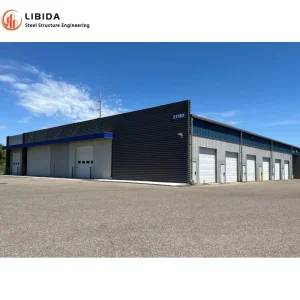 With Welding Bending Cutting Services Light Steel Frame Prefabricated Fast Installation Steel Structure Building