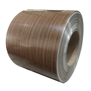 Woodgrain Metal Panels With Natural Wood Texture And Weather Resistance Ppgi Steel Coils