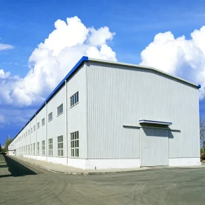Workshop Warehouses Made Steel Structure Components Connected by Bolts Customized