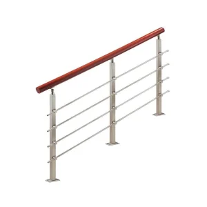 Wrought Iron Railing Steel Balustrade Cast Iron Balcony Railing Glass Railing for Stairs