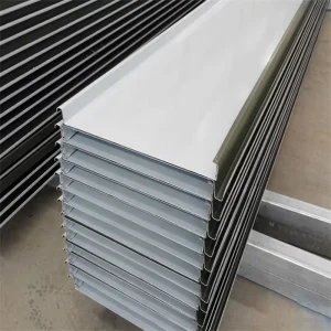 YX65 430 Color Steel Roof Panel with Upright Lock Edge Anti Corrosion Durable Customized Length